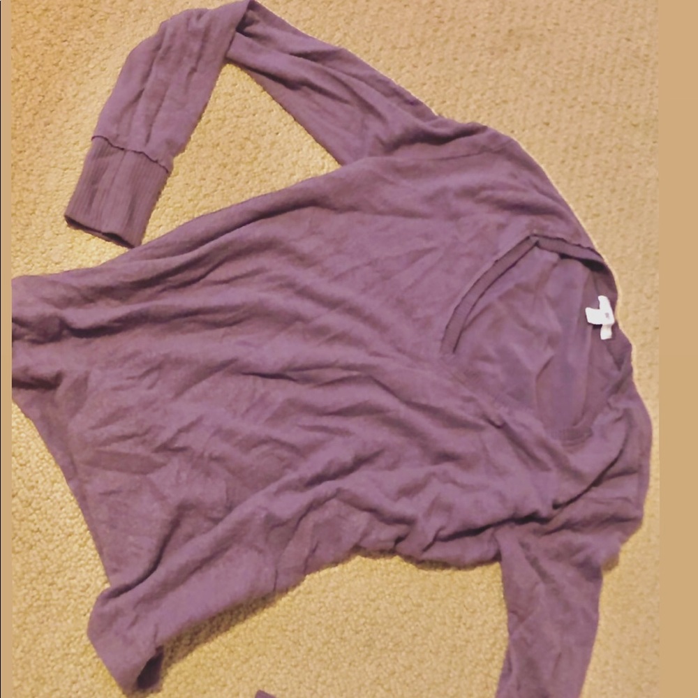 Purple Grey Sweater